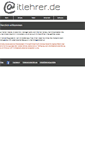 Mobile Screenshot of itlehrer.de
