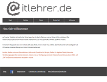 Tablet Screenshot of itlehrer.de